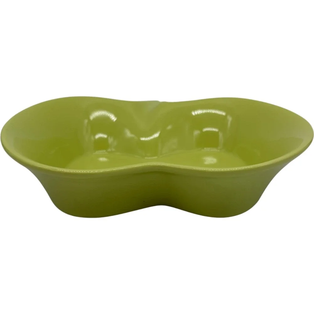 Nantucket Ceramic Apple Nesting Bowls Set of 3 Red Green Yellow Excellent
